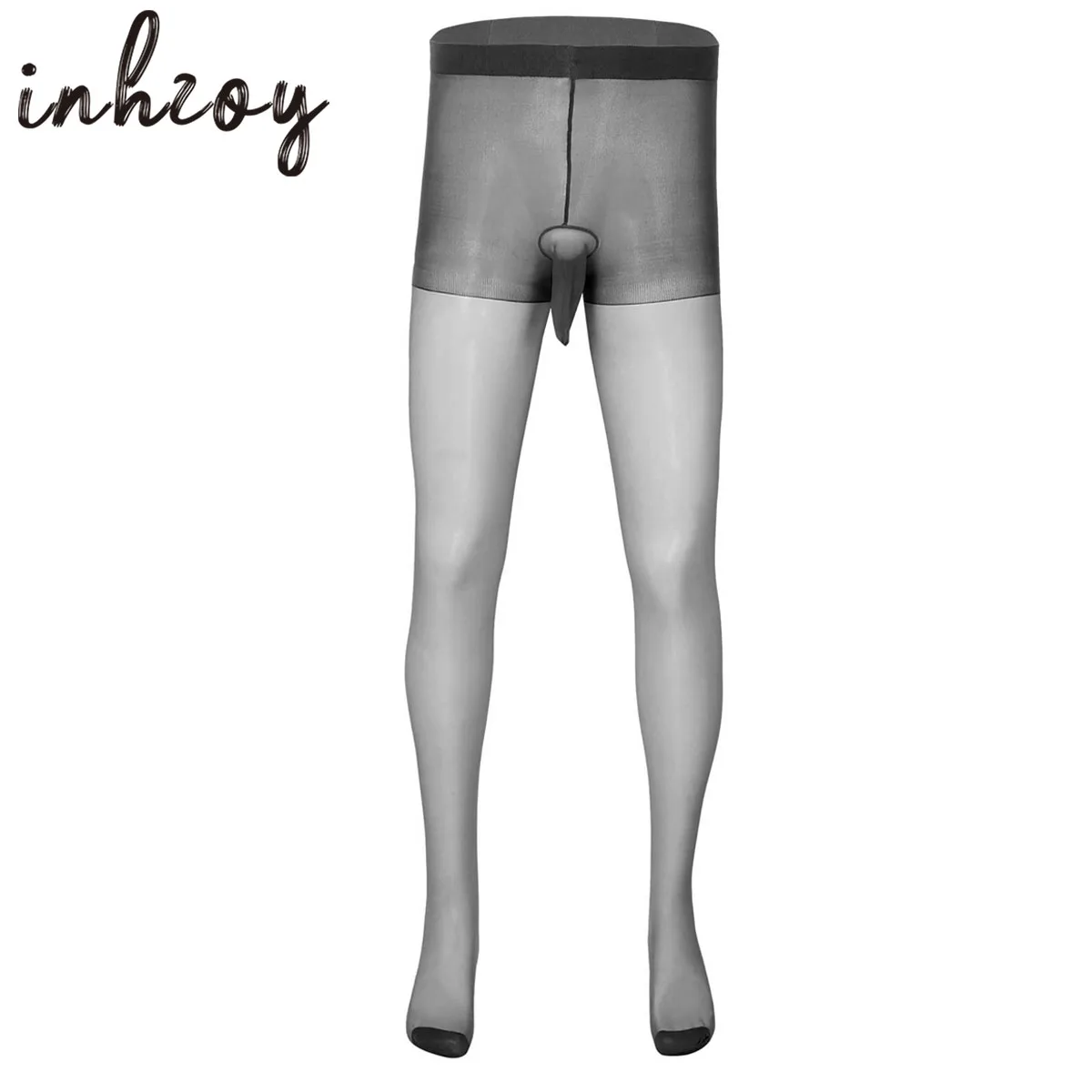 

Gay Mens Sexy Lingerie Exotic Sheer Mesh Pantyhose Socks Stockings Transparent See-Though Tights Sheath Underwear Clubwear