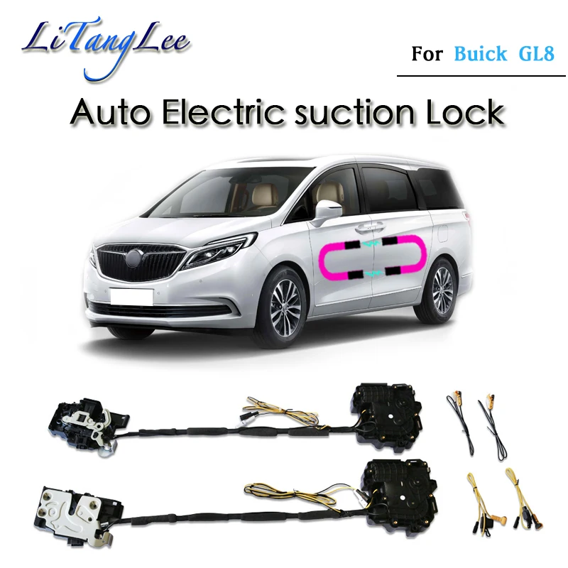 ​Car Soft Close Door Latch Pass Lock Actuator Auto Electric Absorption Suction Silence Closer For Buick GL8 2018~2019 28T