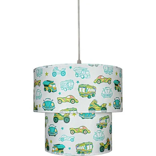 Senay Lighting Children 'S Room Dual Cylinder Fabric AvizeArabalar