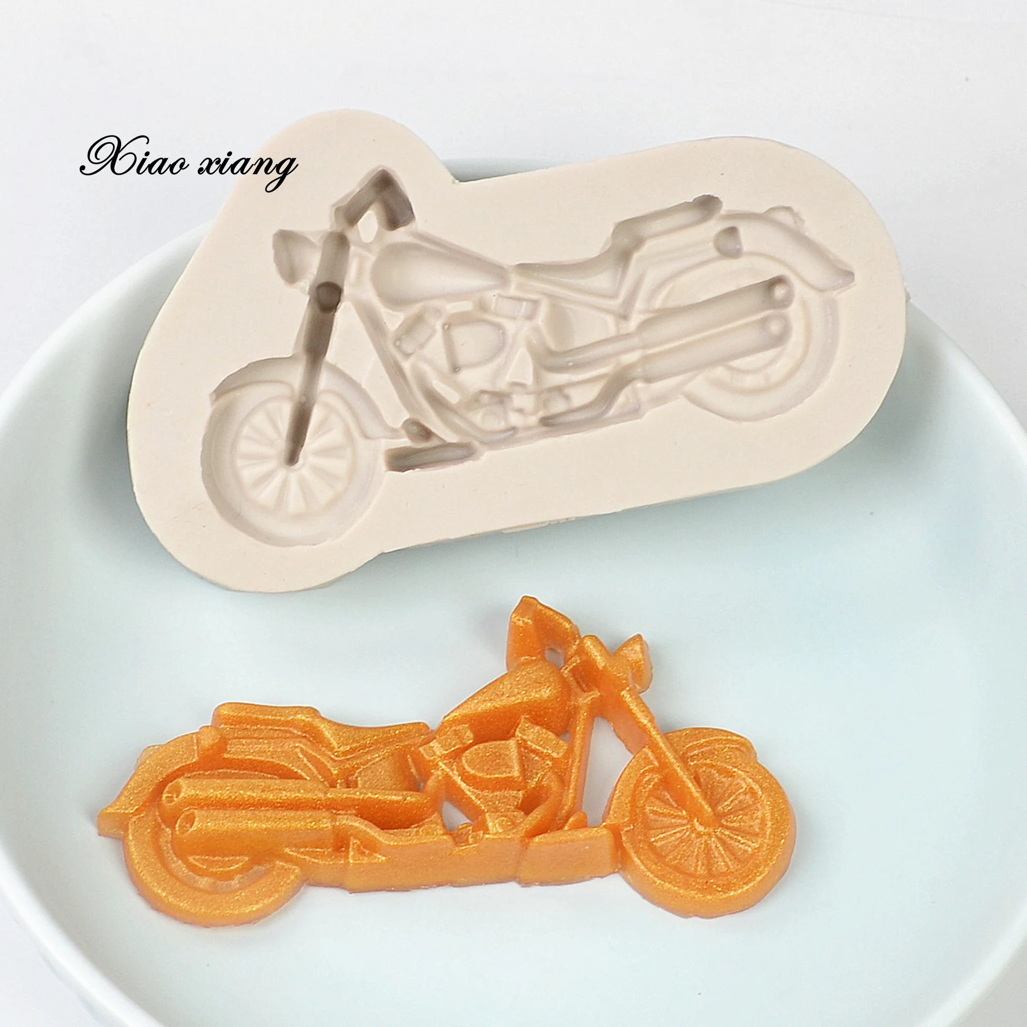 Motorcycle Silicone Mold Fondant Cake Decorating Tools Sugarcraft Chocolate Cakes Moulds Gum Cupcake Molds Bakeware M1980