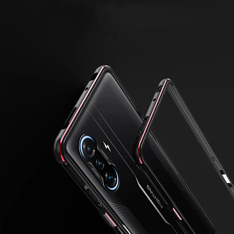 For Xiaomi Redmi K40 Gaming Enhance Edition Luxury Metal Bumper Case Armor Aluminum Alloy Protective Frame Cover