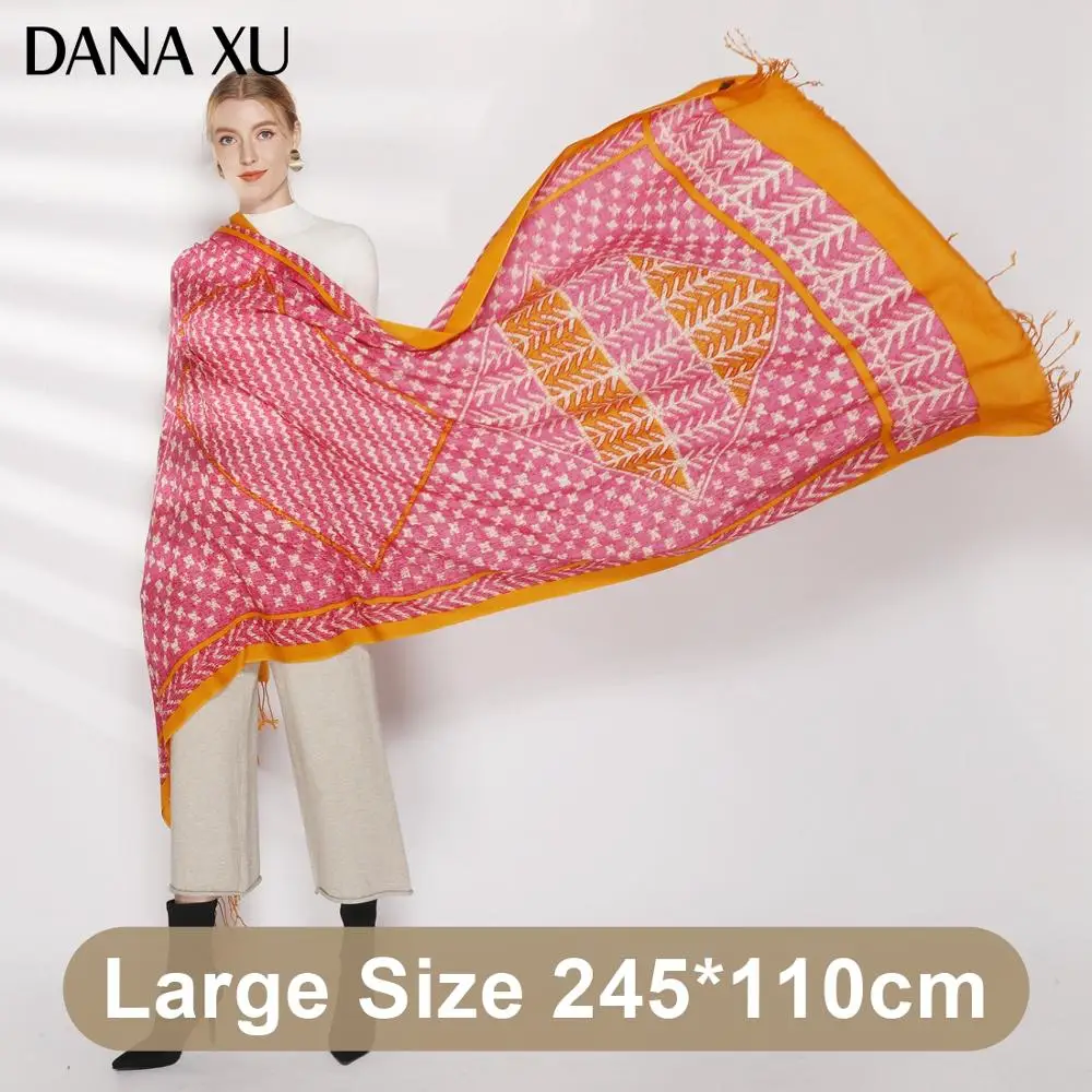 Fashion Winter Scarf For Women Cashmere Warm Plaid Pashmina Scarf Luxury Brand Blanket Wraps Female Scarves And Shawls 2020