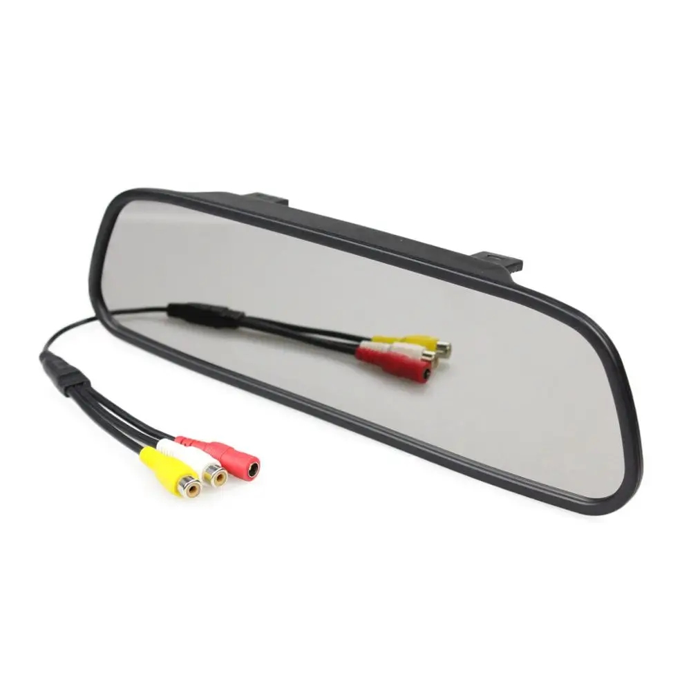 

5-дюймовый HD-дисплей, зеркало заднего вида, автомобильный монитор, 2 видеовхода, автомобильный монитор для DVD-камеры, видеомагнитофона