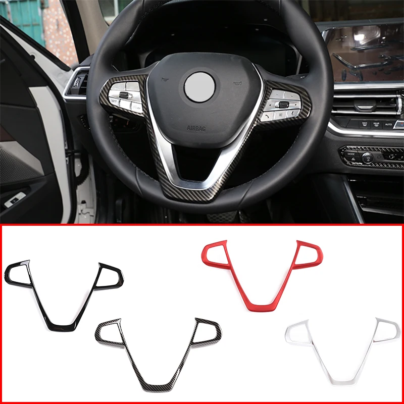 

Car Steering Wheel Frame Trim Cover For BMW 3 5 7 Series X3 X5 X7 G05 G07 G11 G12 G20 G30 2019-2020 For BMW 6 Series GT 2020