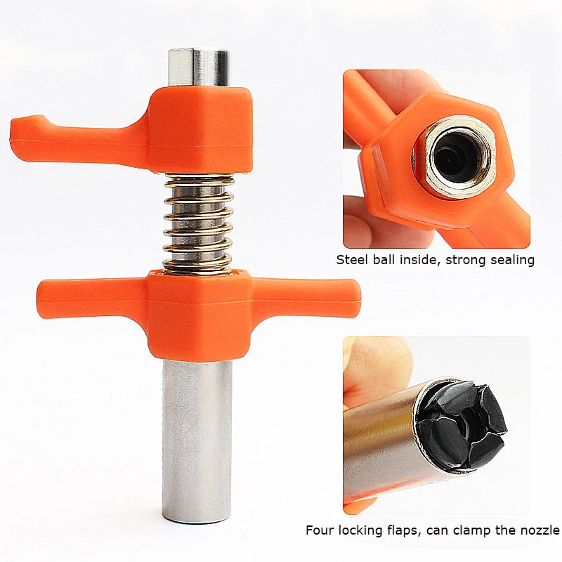 Lock Clamp Type Manual High Pressure Grease Nozzle Excavator Forklift Grease Gun Head Buckle Grease Gun Nozzle