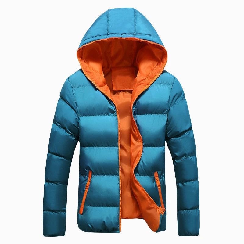 2021 Men Winter Thick Velvet Windproof Down Coat High Quality Male Waterproof Jacket