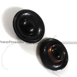 2PCS 13.28mm Tweeter Diaphragm Dome Tweeters Voice Coil for JBL Control black