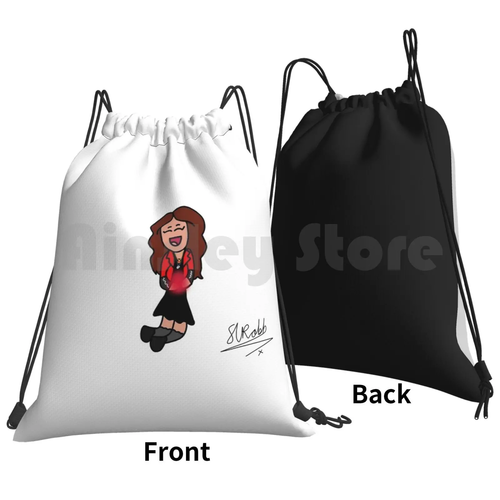 Magic And Hexes Backpack Drawstring Bag Riding Climbing Gym Bag Witch Scarlet Magic Villian Superhero Mutant