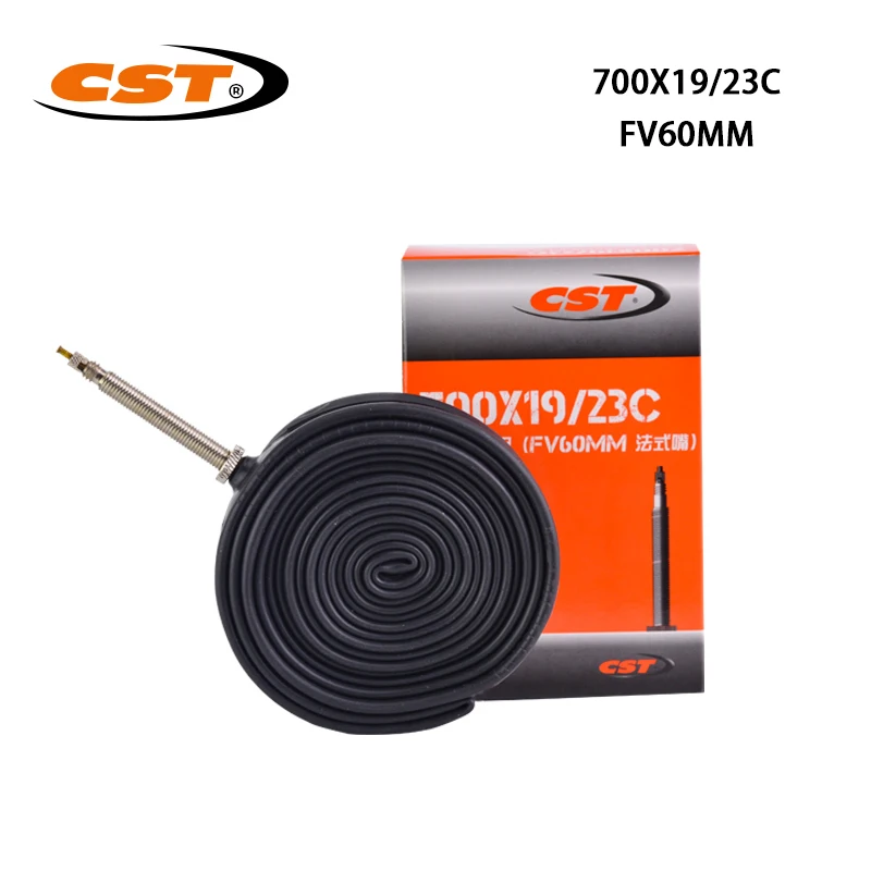 CST 700x18/25C 700x35/43C 32mm 48mm 60mm 80mm Bicycle Inner Tubes MTB Road Bike Anti-punture Tube 700C Bike Tire Camera