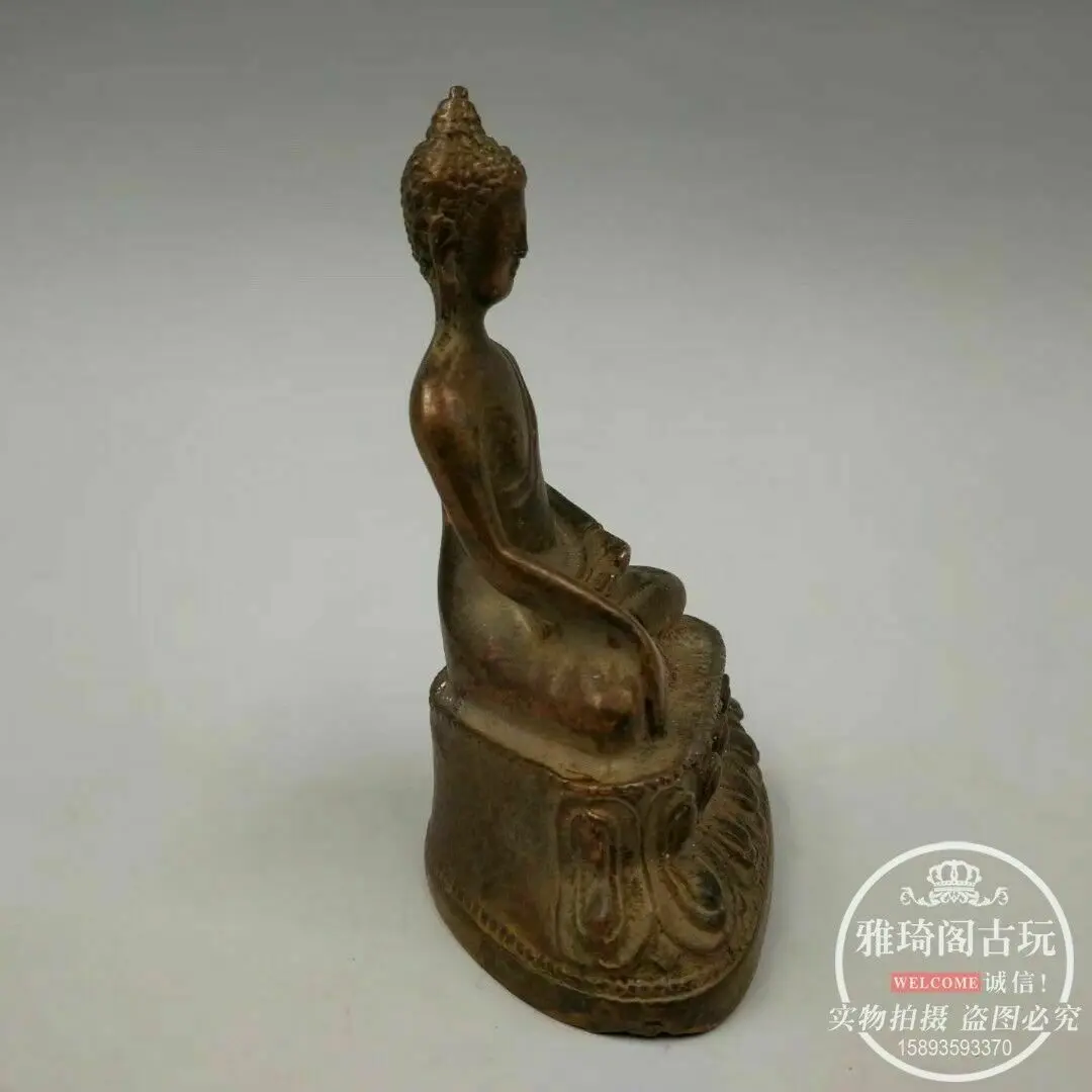 Tibetan Bronze Shakya Mani Buddha Statue from Old Tibet Exorcism Symbol for Peace And Wealth