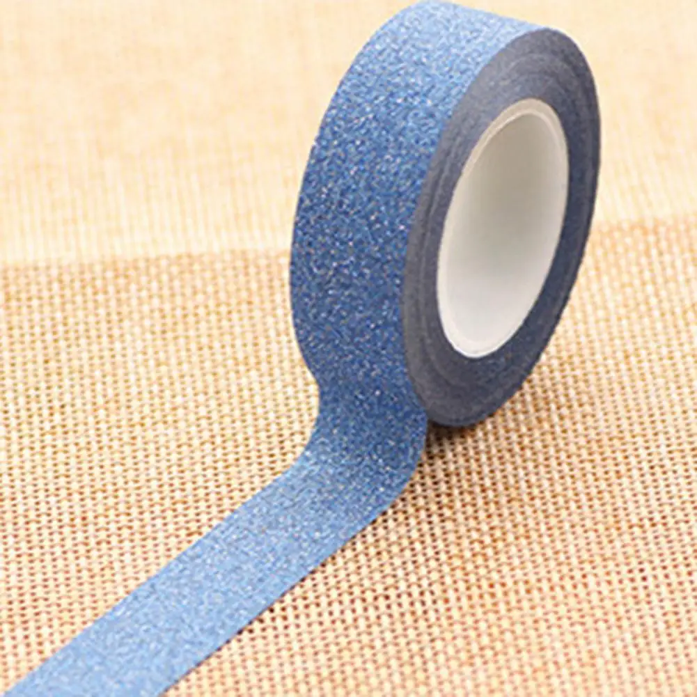 10m Glitter Washi carta adesiva nastro adesivo decorativo fai da te