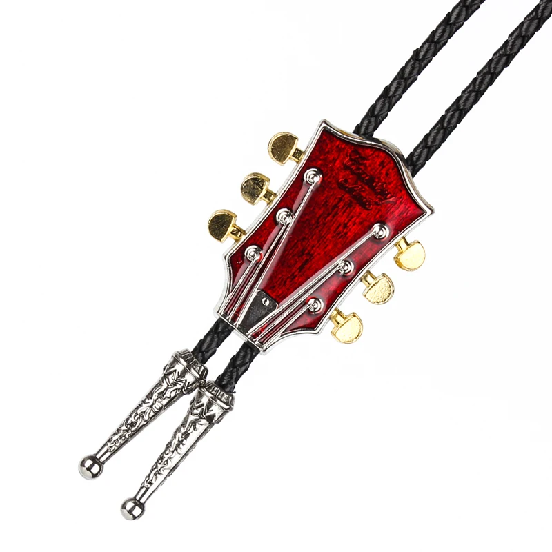 New products Country guitar head bolo tie necktie for men and women American western cowboy bolo tie