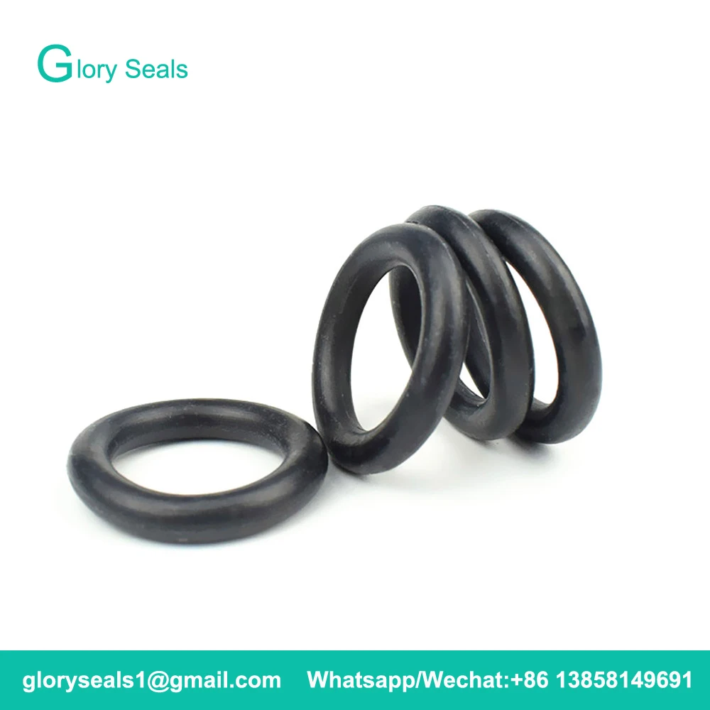 Nitrile rubber O-ring OD: 58/60/65/67/70/75/80/82/85/90/95/100mm NBR O ring Thickness 5mm Spare Parts of Mechanical Seal