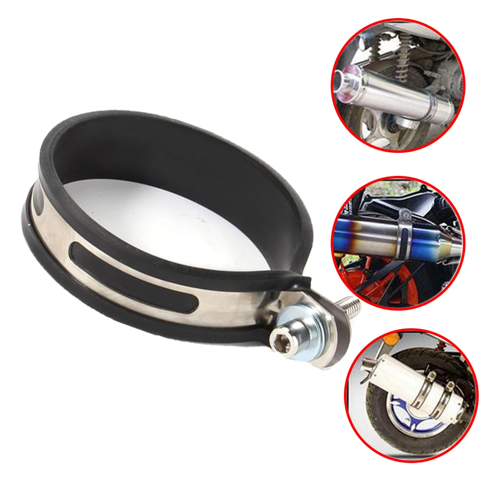 

10CM/11CM Motorcycle Exhaust Pipe Fixed Ring Holder Clamp Fixed Ring Support Bracket