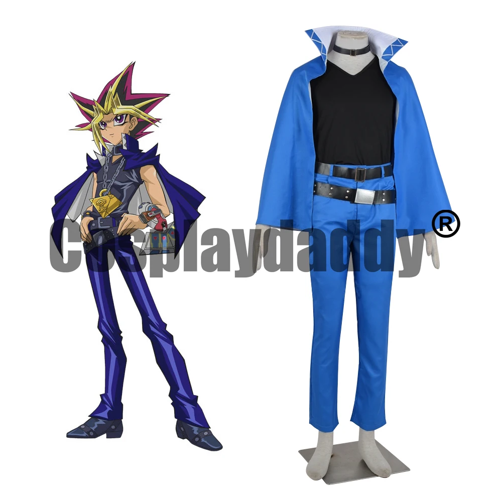 

Yu-Gi-Oh! King of Games Duelists Yami Yugi Dark Yugi Battle City arc Ver. Uniform Outfit Anime Cosplay Costume F006