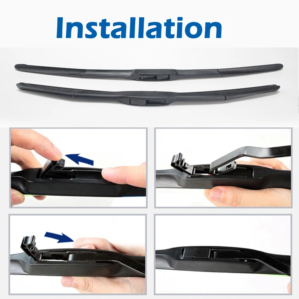 MIDOON Wiper Blades for Range Rover L322 / Ivogue / HSE 2002 2003 2004 2005 2006 2007 2008 2009 2010 2011 2012