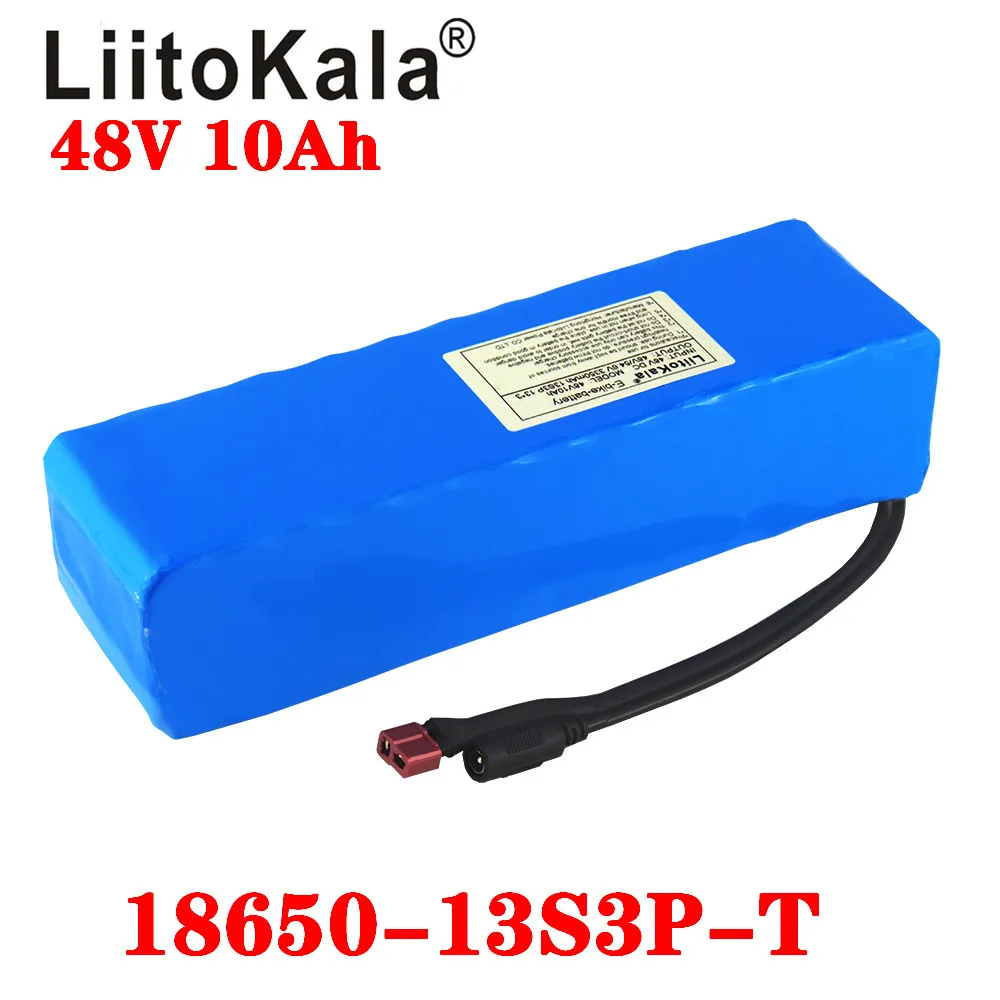 LiitoKala e-bike battery 48v 10ah li ion battery pack bike conversion kit bafang 1000w and charger