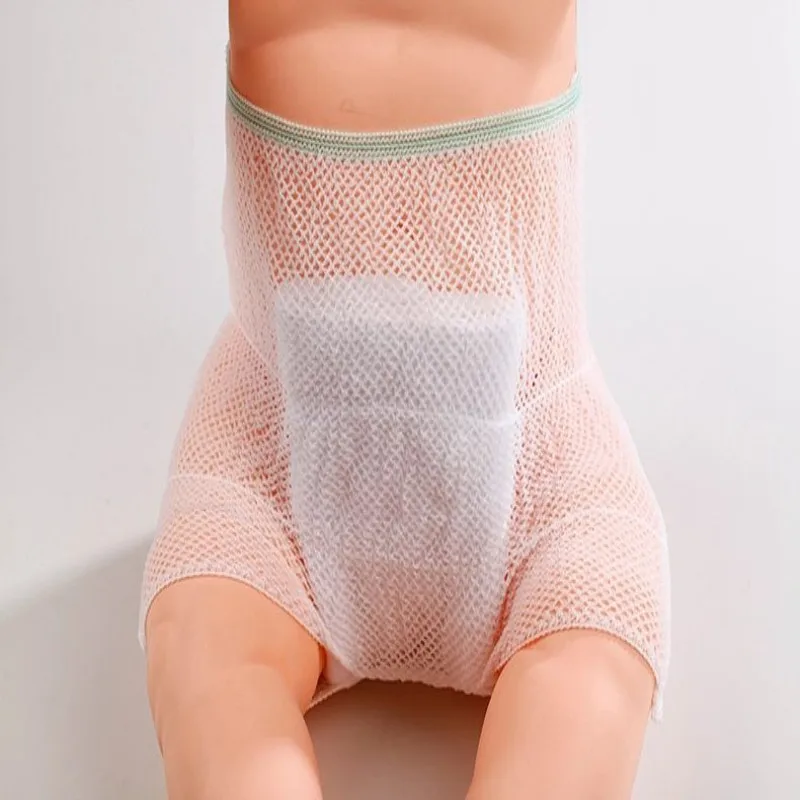 Supply baby super elastic mesh diaper pants Neonatal breathable BuDou urine Baby diapers net pants 30pcs