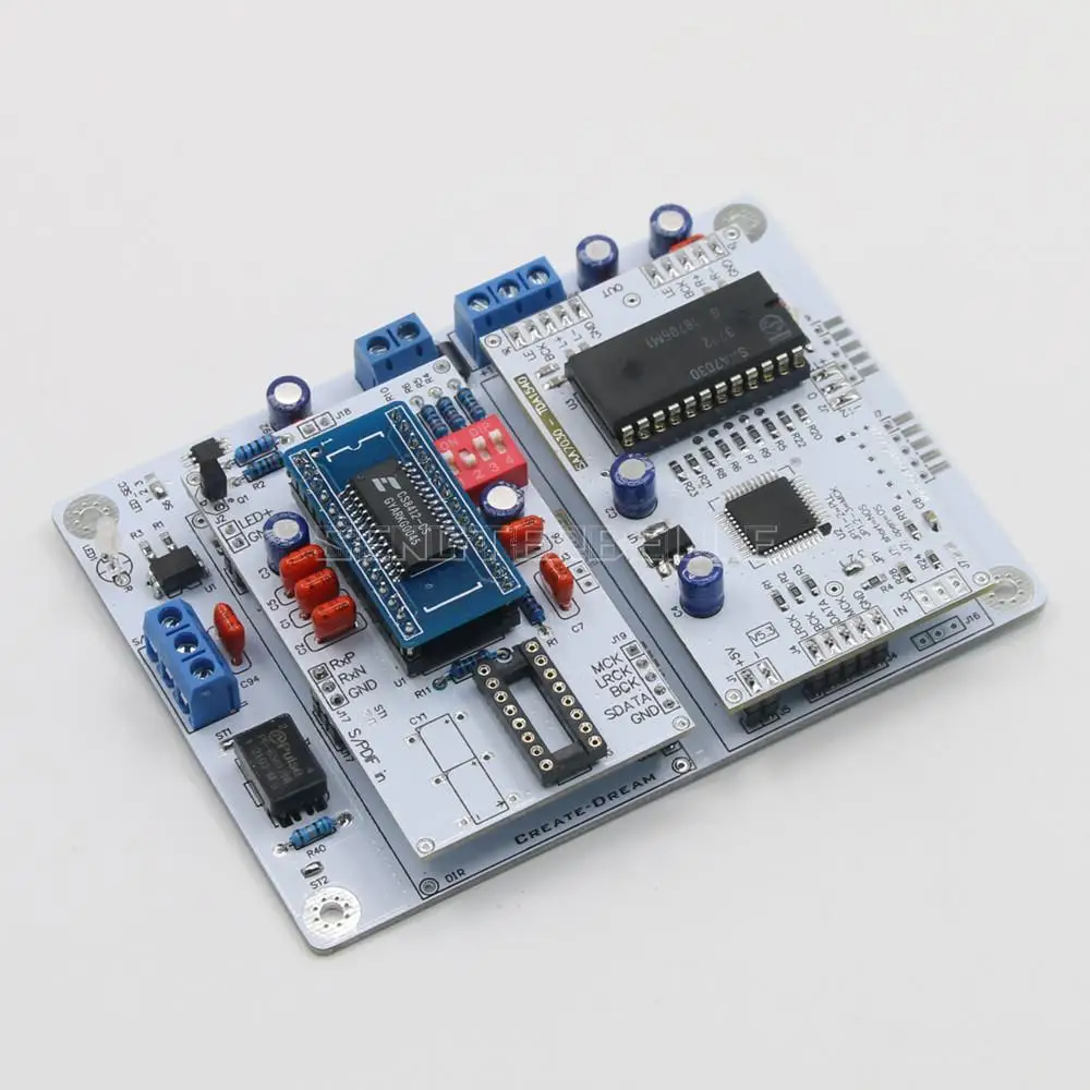 Carte pilote de décodeur de radiateur audio TDA1540, prend en charge 256 élasticité, entrée 384Fs I2S, lecteur CD 1540 modifié à l'ancienne