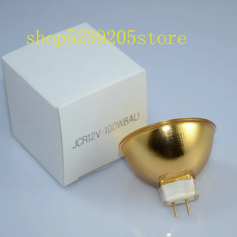 USHIO JCR 12V-100WBAU Gold-Plated Lamp Cup 12V100W GZ6.35 Optical Instrument Light Source Halogen Bulb