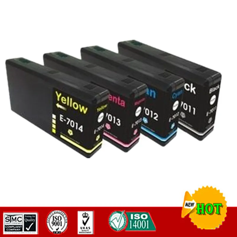 Compatible ink cartridges for T7011 - T7014 suit for Epson WP-4010  4023 4090 4520 4533 4590 etc