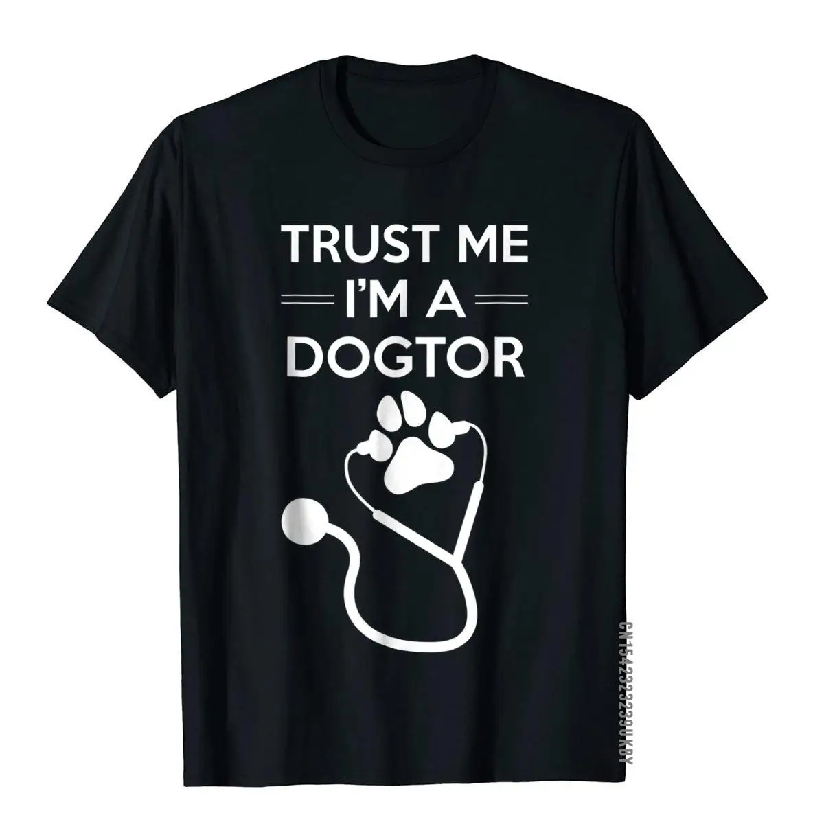 Trust Me I'm A Dogtor Shirt Funny Vet Veterinarian Gift Chinese Style Tops T Shirt For Men Cotton T Shirt Japan Style Faddish