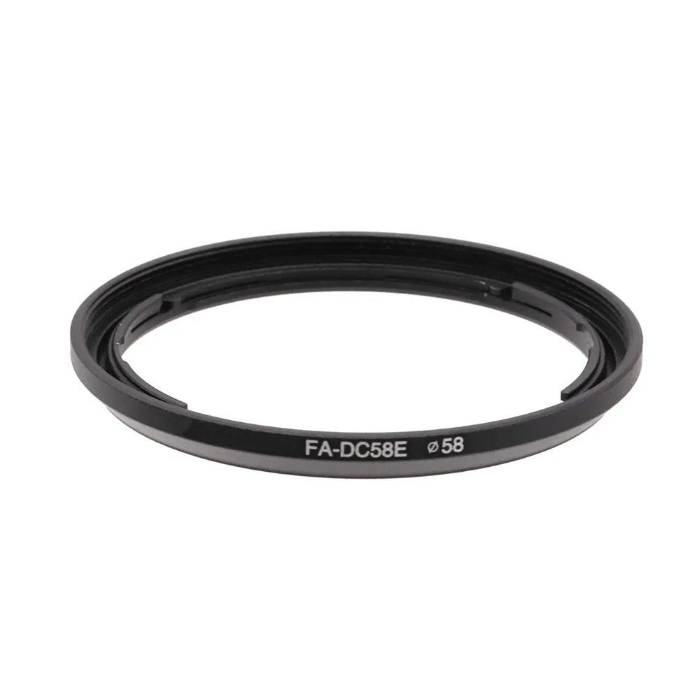 FA-DC58E Aluminum Lens Filter Adapter Fits for Canon PowerShot G1X Mark II Camera Reinstall 58mm UV filter Lens hood