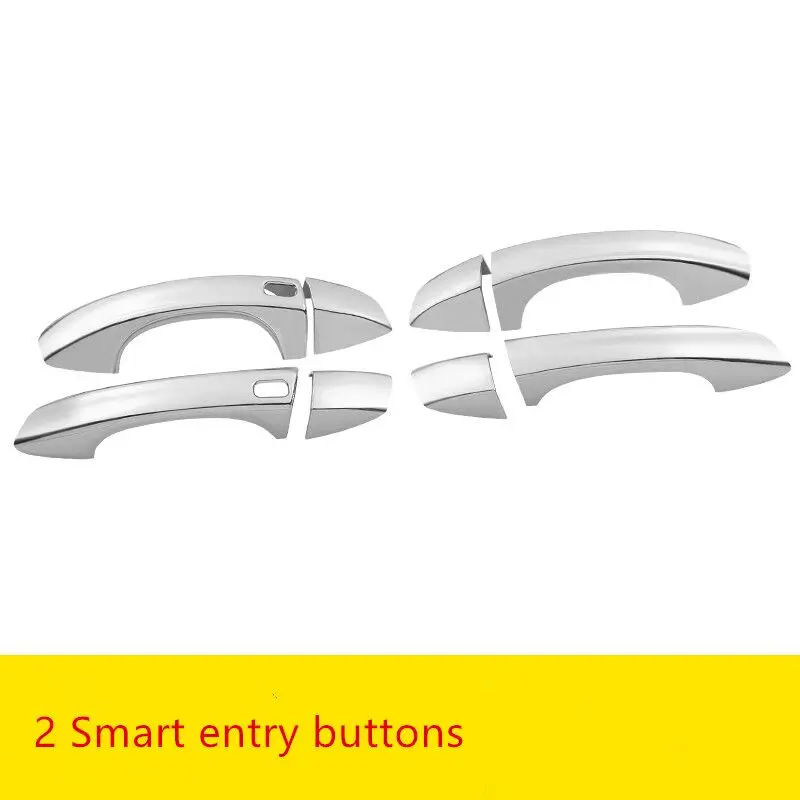 For Skoda Octavia A7 VW Golf 7 2014 2015 2016 2017 2018 2019 Chrome Car Side Door Handle Cover Trim Sticker Styling Accessories