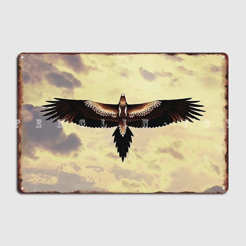 Wedge-Tailed Eagle Metal Plaque Poster Cinema Kitchen Pub Garage Printing Plaques Tin Sign Posters