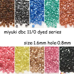 Japanese Miyuki  Dbc11/0 Section Delica Beads 1.6mm Dyed 10 Colors 5G Pack for Bracelet Making