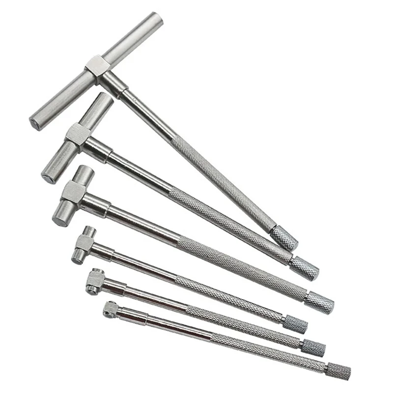 Produktbild von WiMas 6-teiliges Teleskoplehren-Set – 8 Bis 150 Mm, Selbstzentrierend, Vernickelt – Für Präzise Innenmessungen Von Bohrungen & Schlitzen