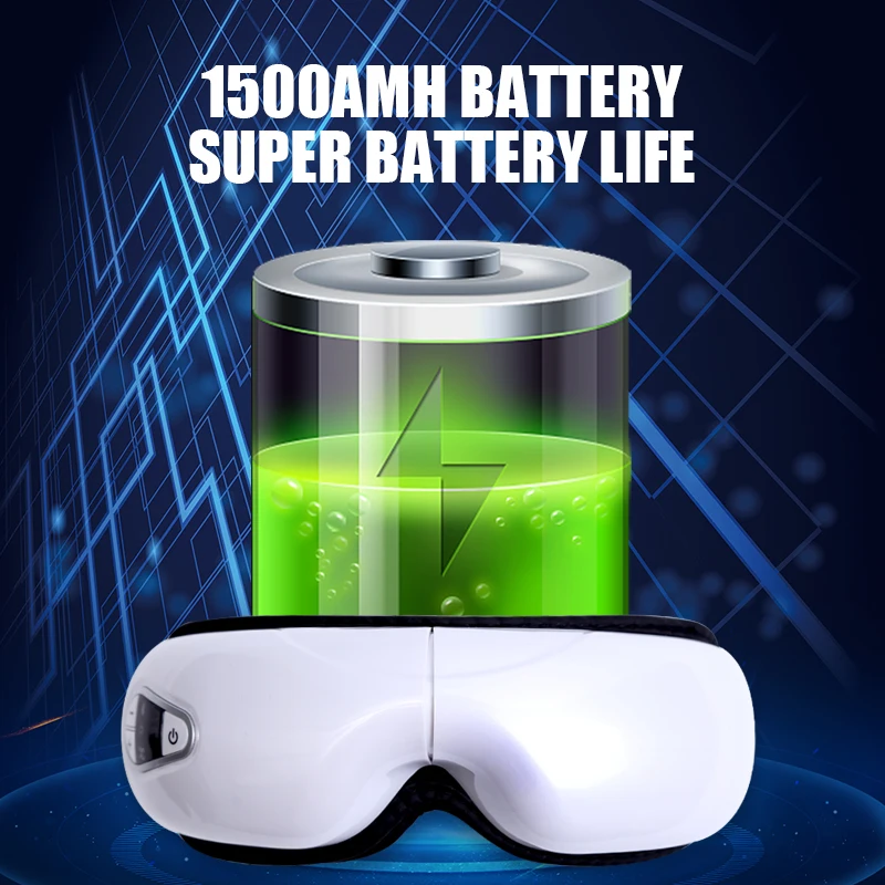 Electric  Eye Massager Vibration Bluetooth-compatible Eye RelaxSmart air pressure Heated Goggles Anti Wrinkles Health CareTools