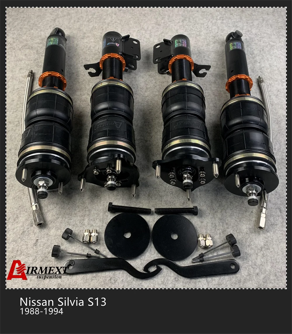 For Nissan SILVIA S13 180SX (1988~1994)/Air strut pack/Air suspension kit/coiloverair spring /Auto parts/ air spring/pneumatic