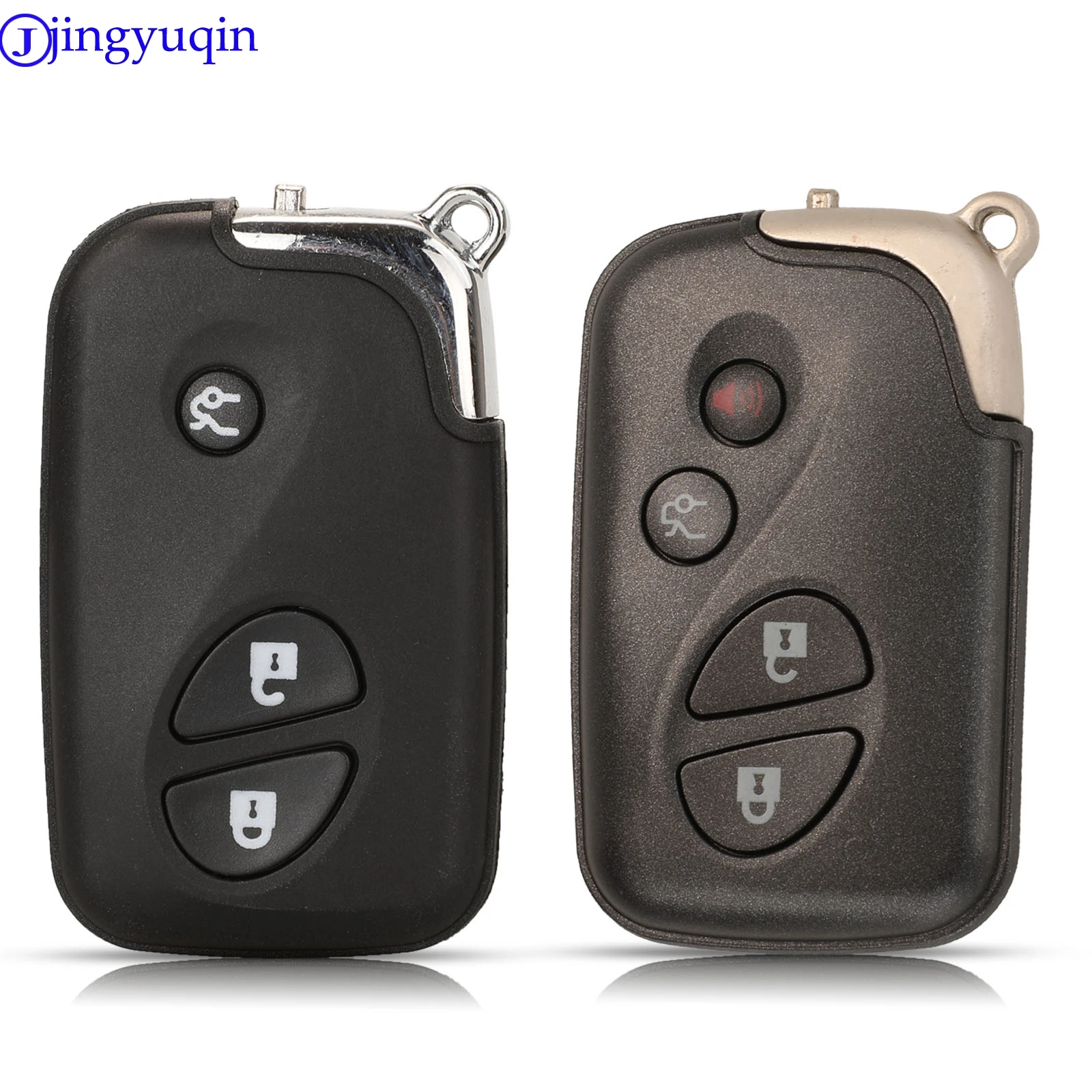 

jingyuqin 3 Button 3+1 Button Smart Remote Key Case Fob Keyless Entry Shell Blank For LEXUS IS250 ES350 GS350 LS460 GS Smart Key