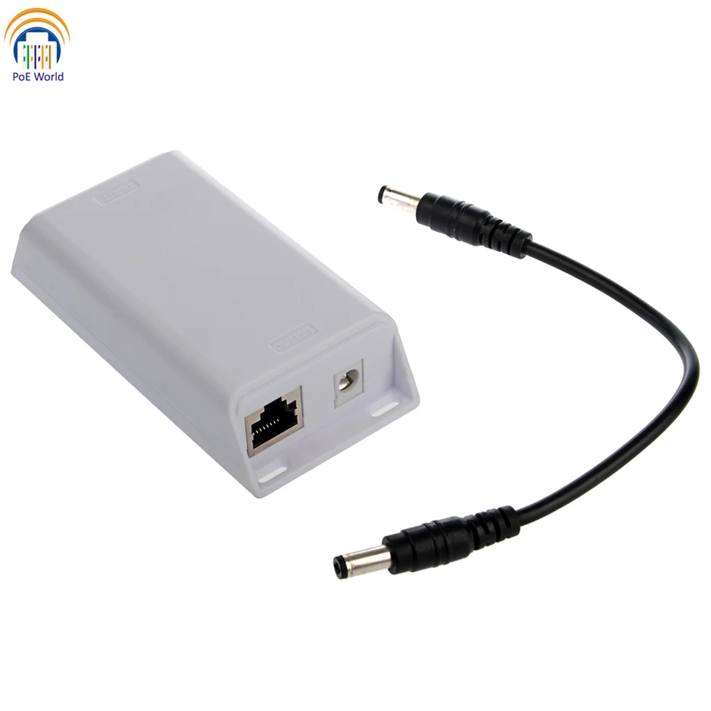 GAT-5v20w Gigabit Inline PoE Splitter/Converter Splitter Transverter 802.3af/at to 5V20W Output