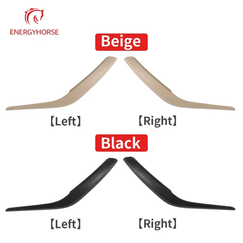 Imagen 2 del producto Reposabrazos Interior para puerta de coche BMW, cubierta embellecedora de manija de Panel, color negro y Beige, Original, accesorios para BMW X1 E84 51412991775