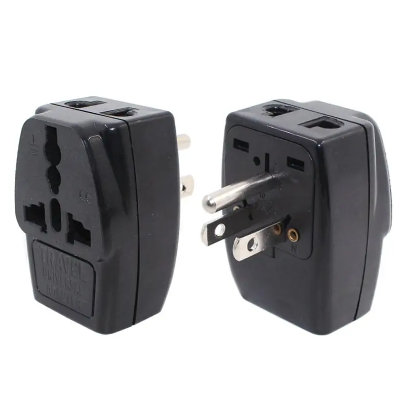 3 IN 1 - Universal to USA, Canada Plug Converter Adapter AC100~250V 10A