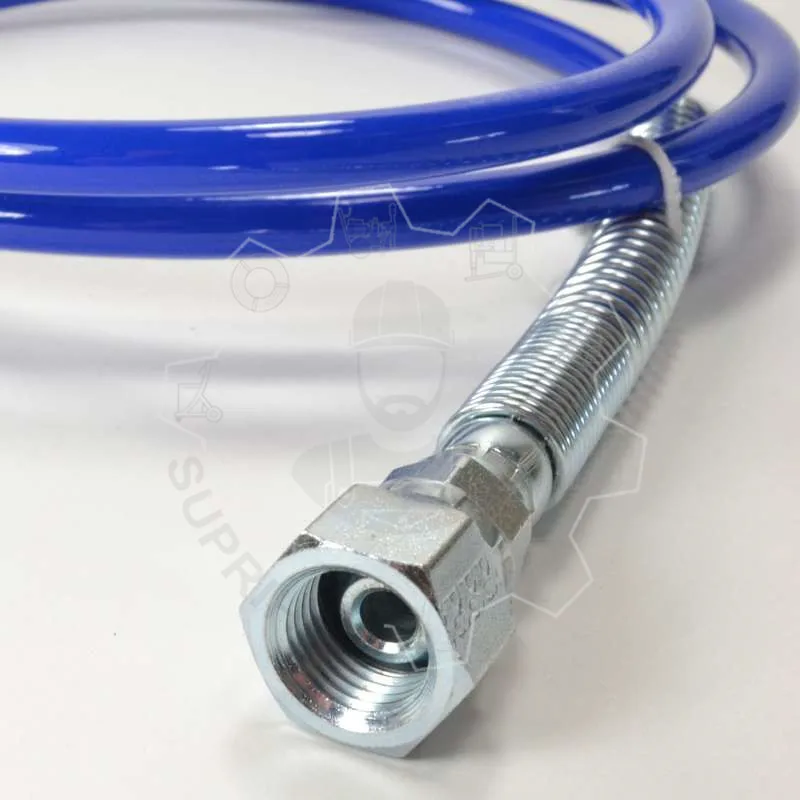 Pezzo di ricambio airless per tubo flessibile a frusta ad alta pressione 287003   Tubo da 2 m di lunghezza con giunti per spruzzatore 390 395 490 495 595