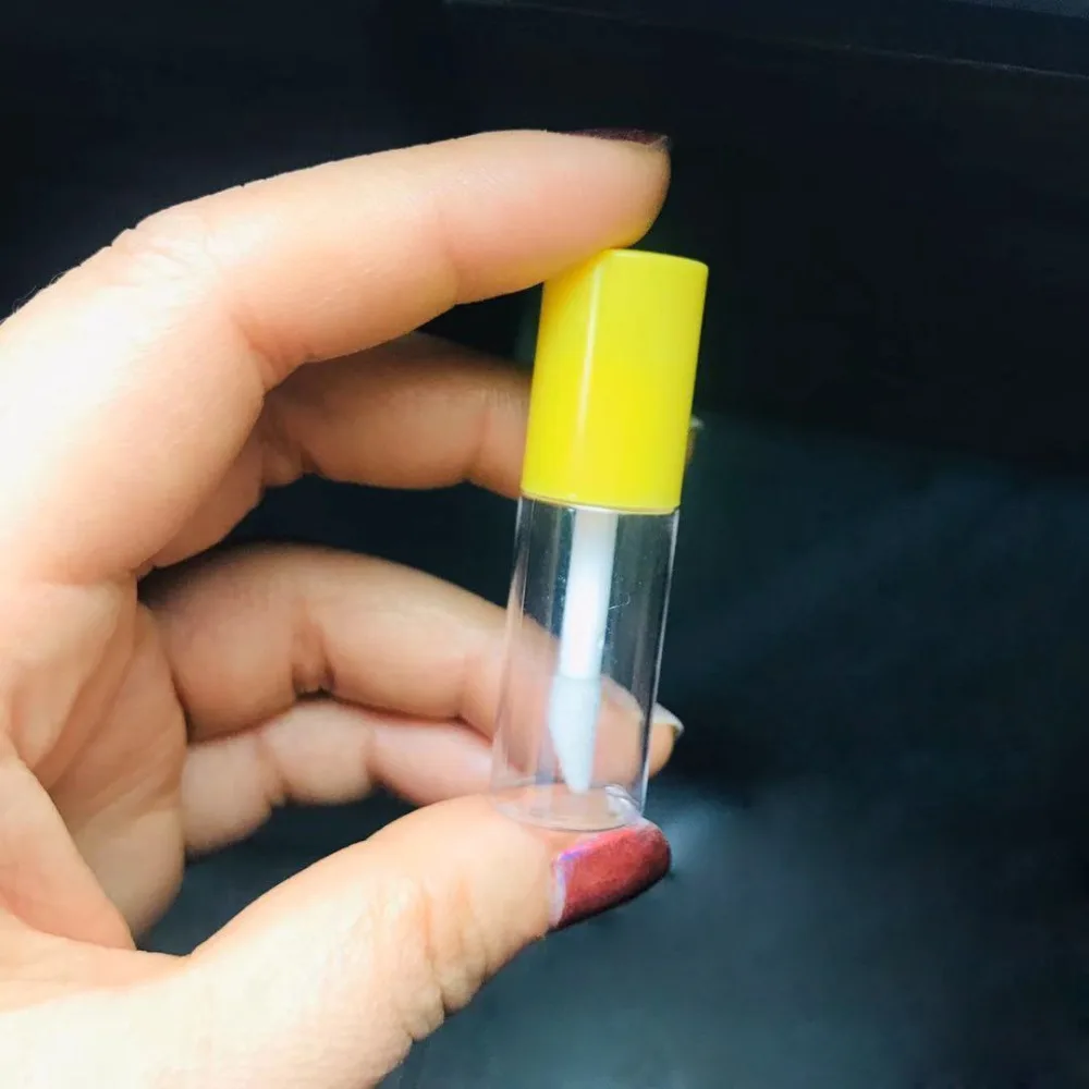 10/50/100 stücke 3ml Leere Lip Gloss Rohre Mini Lipgloss Container Kunststoff Flüssige Lippen balsam DIY tragbare Probe Flasche. – Detail 10