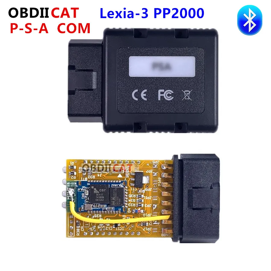 Quality PSA-COM Replace of LEXIA3 Bluetooth Connect for Citr-o-en for Pe-ug-eot Re-n-ault COM PSA COM OBD2 Diagnostic Tool