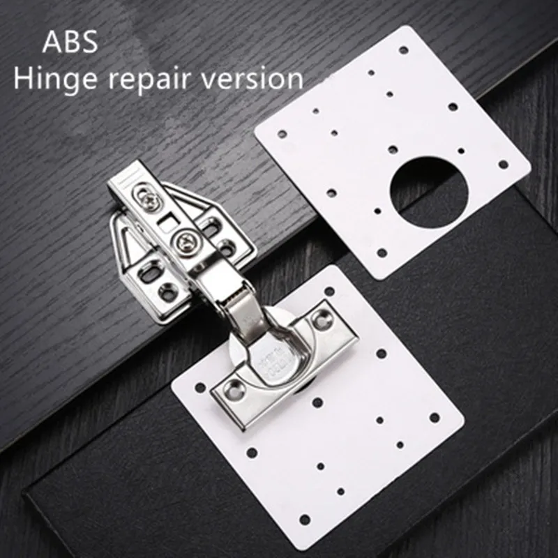 2/5/8PCSHinge fixing plate cabinet door repair plate hinge mounting plate plastic mounting piece cabinet door  Accessories