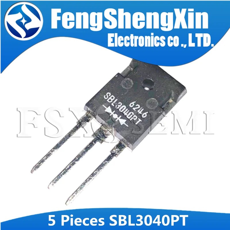 

5pcs SBL3040PT TO-3P SBL3040 TO3P 30A SCHOTTKY BARRIER RECTIFIER