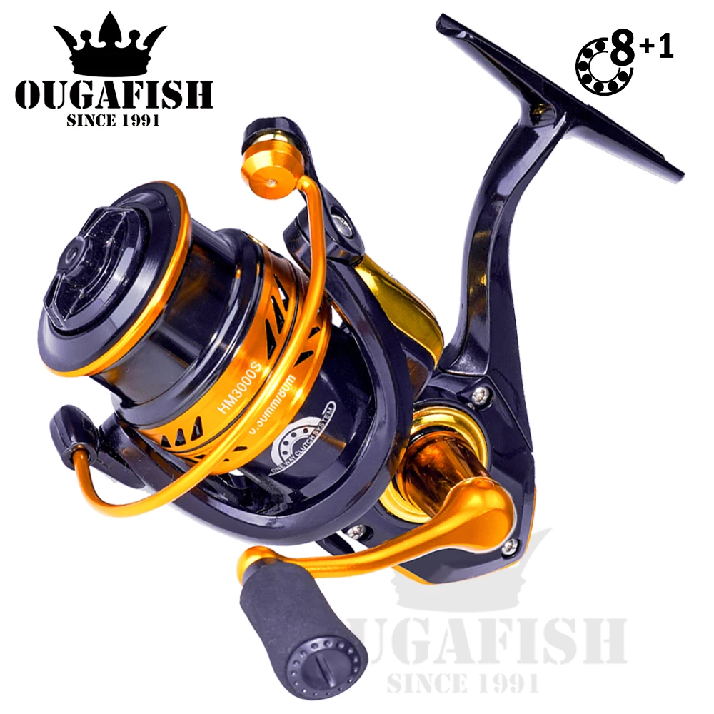 

Fishing Spinning Reel 6KG Max Drag 8+1BB High speed 5.0:1 Super Light Carretilha De Pesca Accesorios Mar Moulinet Peche En Mer