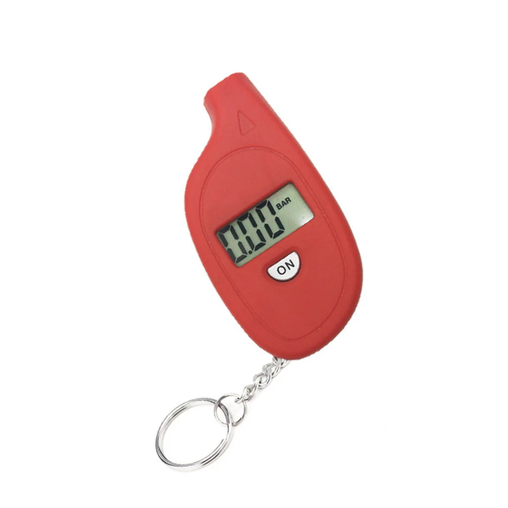 Portable Digital Car Tire Pressure Tester Motorcycle Auto Tyre Air Meter Gauge LCD Display 0-150 PSI with Mini Keychain