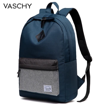 VASCHY Men&#x27;s Backpack Casual School Backpack for Men Women Waterproof Durable Lightweight Backpack Business Backpack for Men