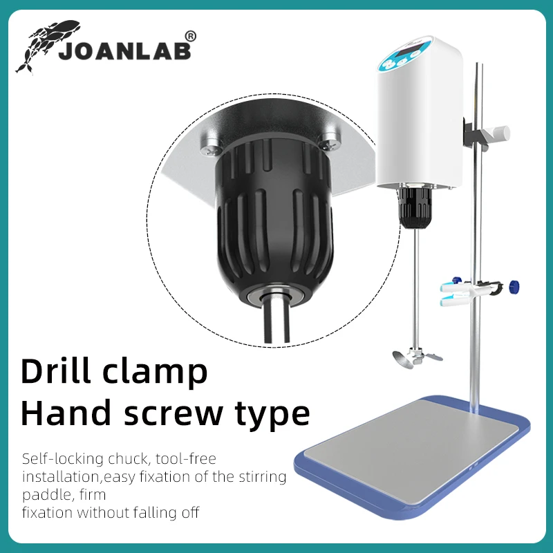 JOANLAB 110V To 220V ห้องปฏิบัติการ Stirrer Stirrer ดิจิตอลจอแสดงผล Lab Mixer อุปกรณ์ Lab Max กวนความจุ: 20L