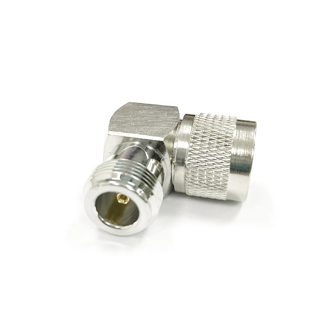 1pc N Male Plug to Female Jack RF Coax Adapter Convertor Connector Right Angle 90-degree   Nickelplated  NEW Wholesale