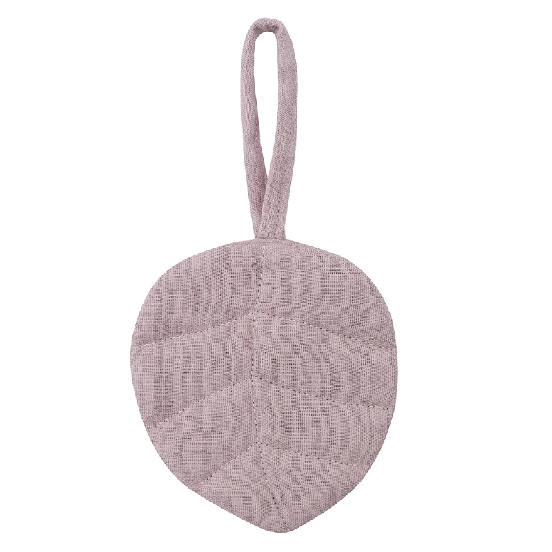 Baby Fopspeen Clip Ketting Hanger Baby Katoenen Blad-Vorm Fopspeen Opknoping Decors