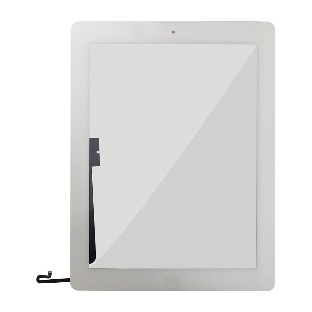 Touch For iPad 4 A1458 A1459 A1460 Touch Screen Digitizer Front Glass Panel Replacement No/With Button 100% Tested