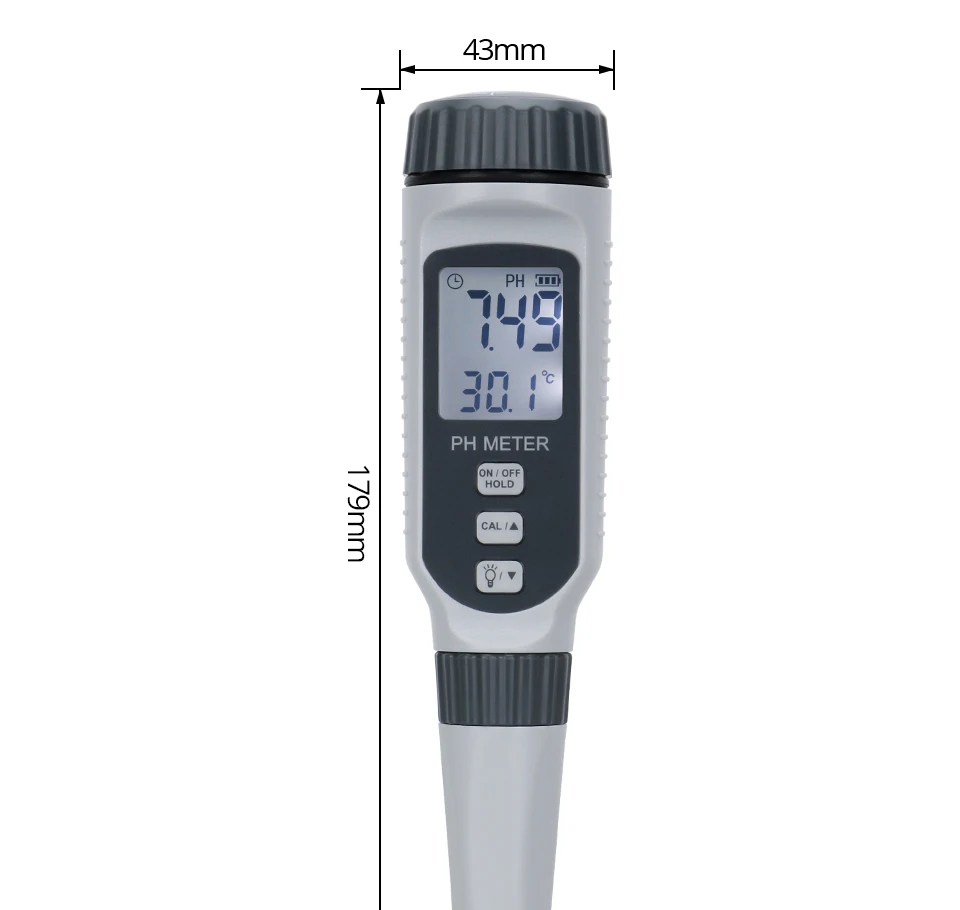 Professionelles PH-Messgerät Stifttyp Wasserqualitätstester Acidometer für Aquarium Säuremessgerät Wasser-Messgerät PH-Säuremesser – Detail 12